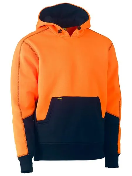 Bisley Hi Vis Fleece Hoodie Pullover - (BK6619)