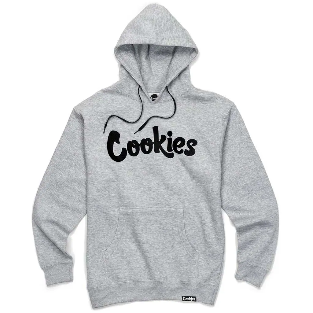 Cookies Original Mint Fleece Hoody - Heather Grey/Black