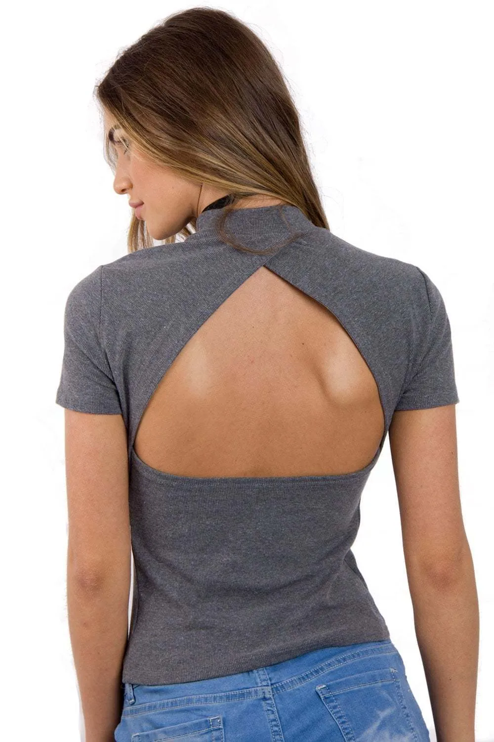 Cut out back Top