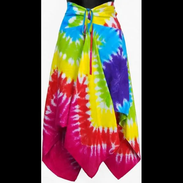 Diamond Tie-Dye Convertible Top/Skirt