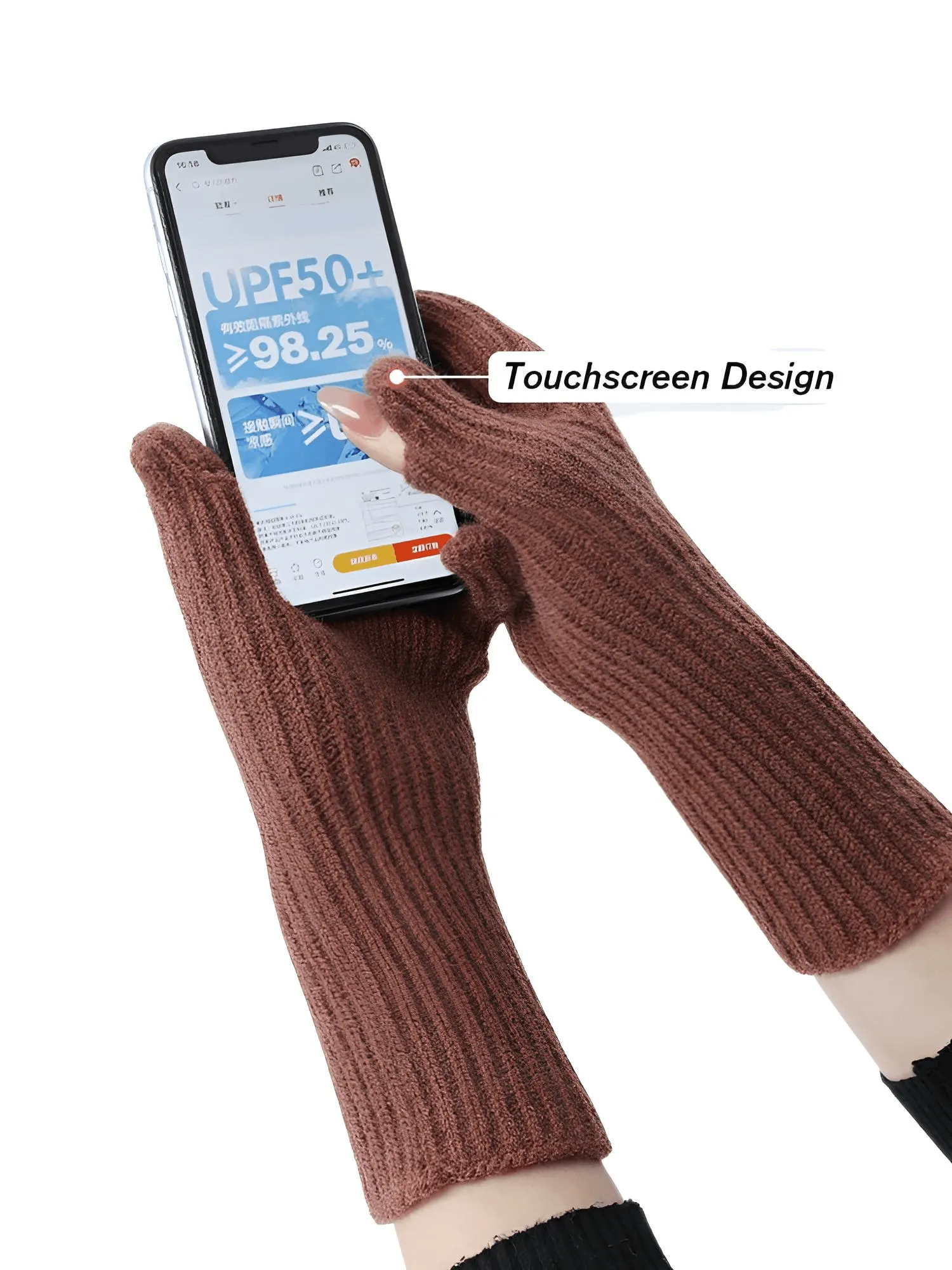 Elegant Warm Women's Touchscreen Gloves - In 10 Chic Colors!