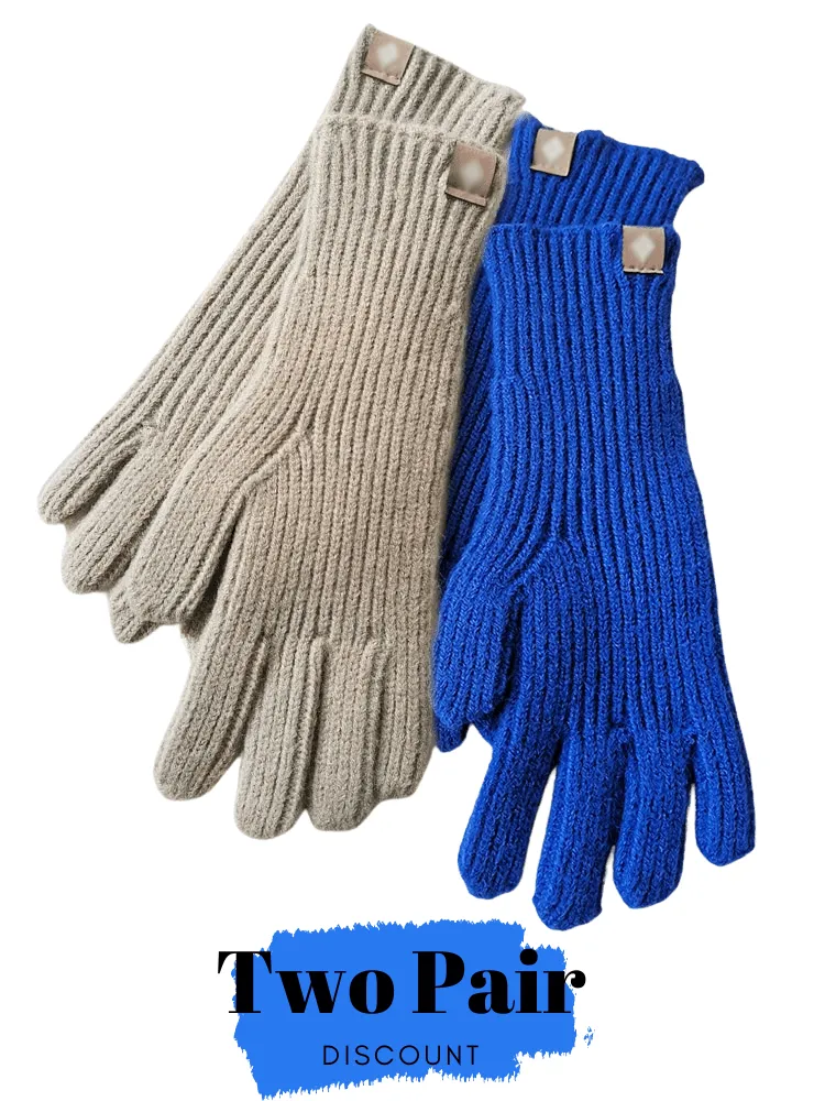 Elegant Warm Women's Touchscreen Gloves - In 10 Chic Colors!