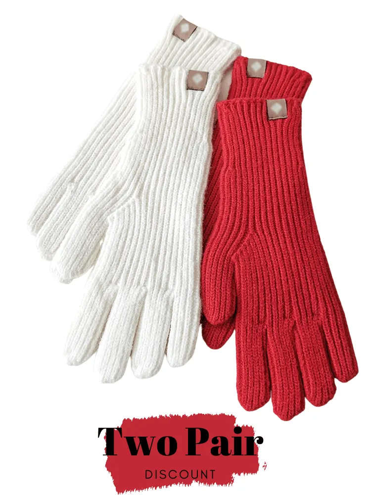 Elegant Warm Women's Touchscreen Gloves - In 10 Chic Colors!