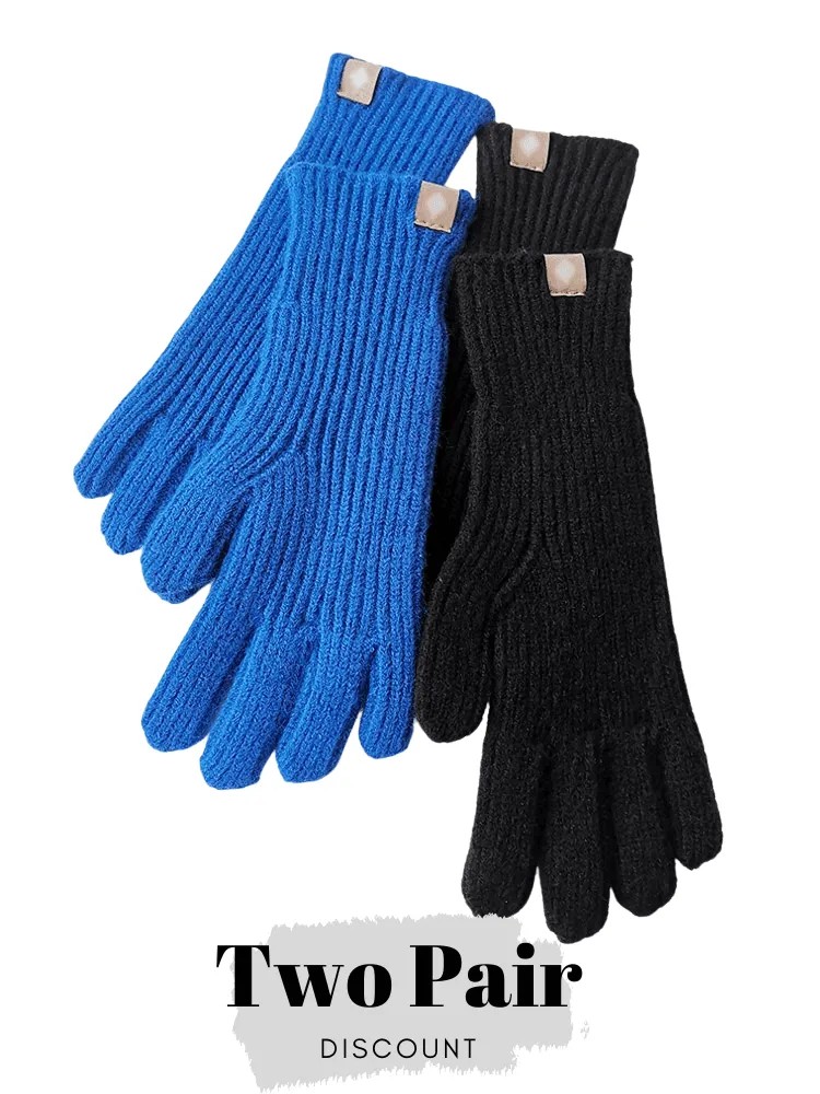 Elegant Warm Women's Touchscreen Gloves - In 10 Chic Colors!