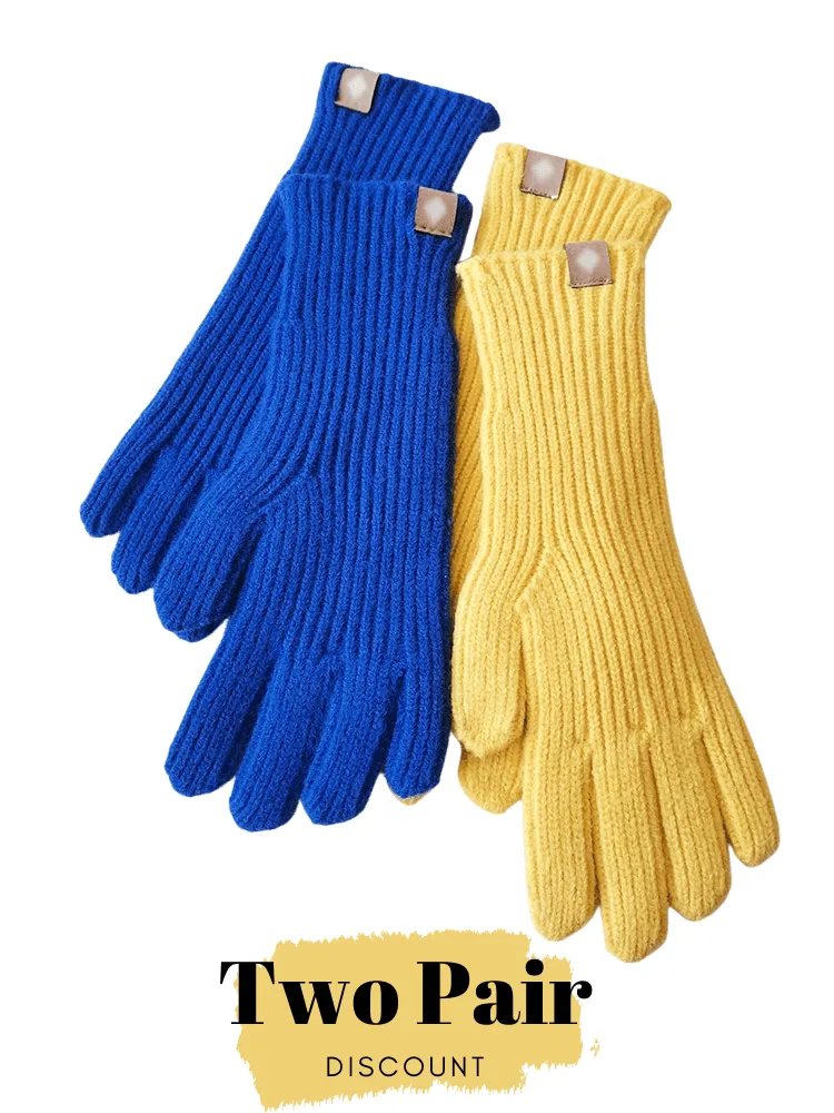 Elegant Warm Women's Touchscreen Gloves - In 10 Chic Colors!