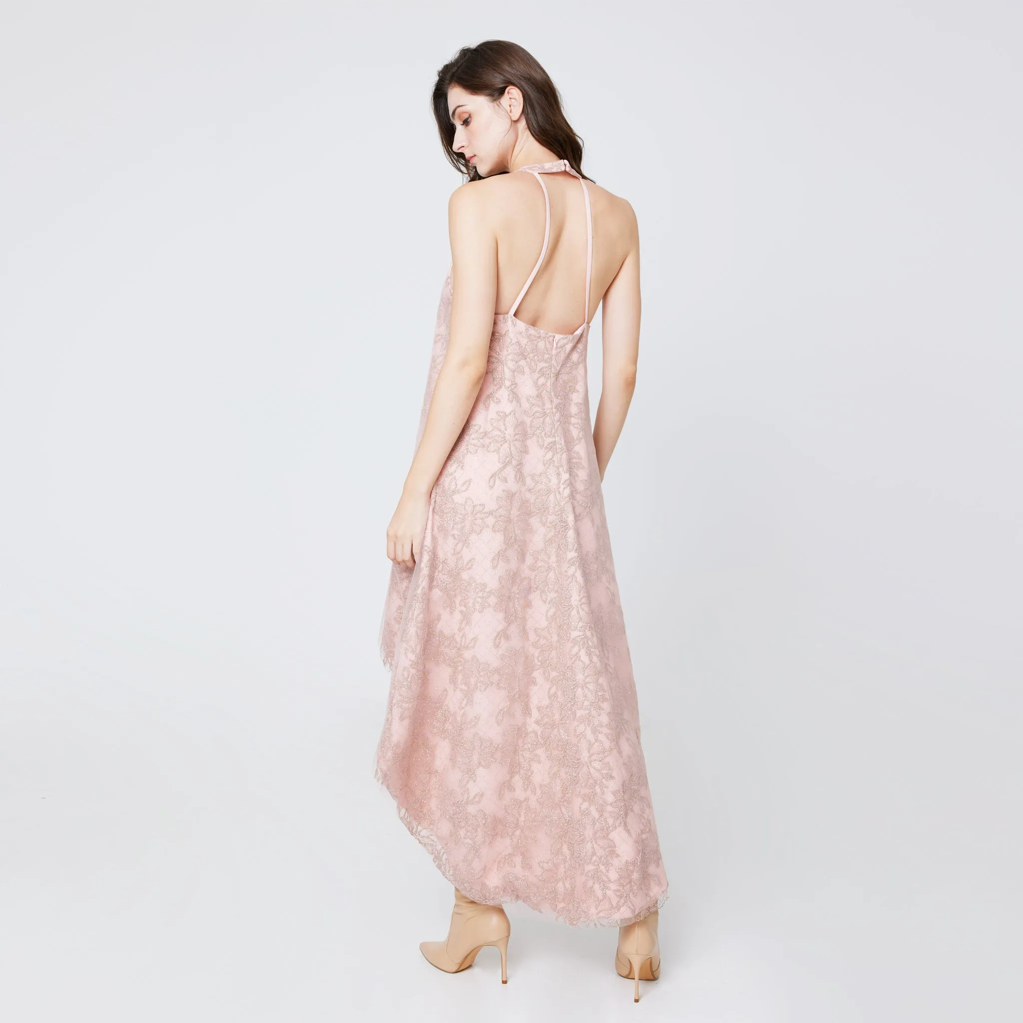 Elyn Halter Shimmering Dress