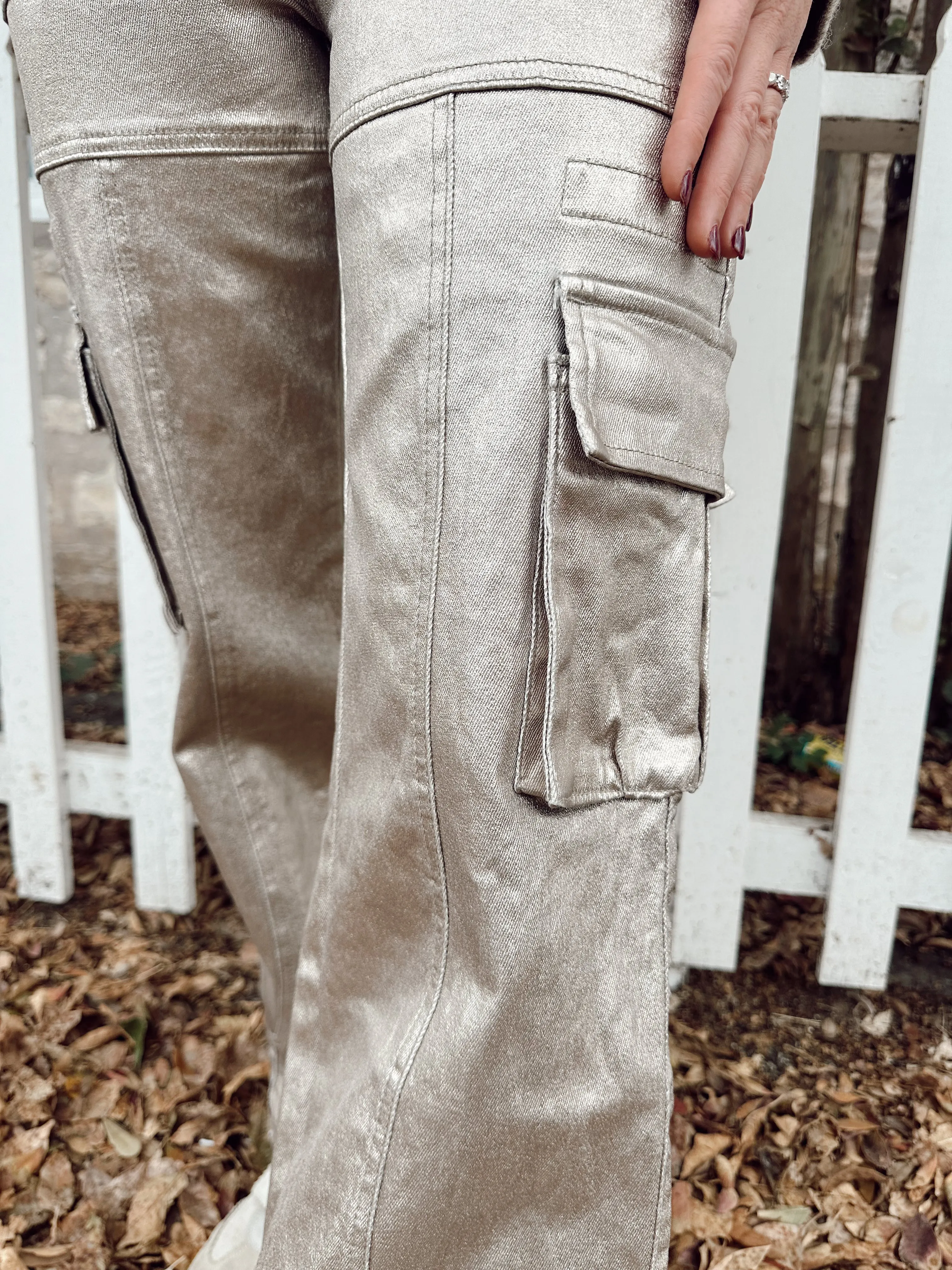 Everything Gold Cargo Pants