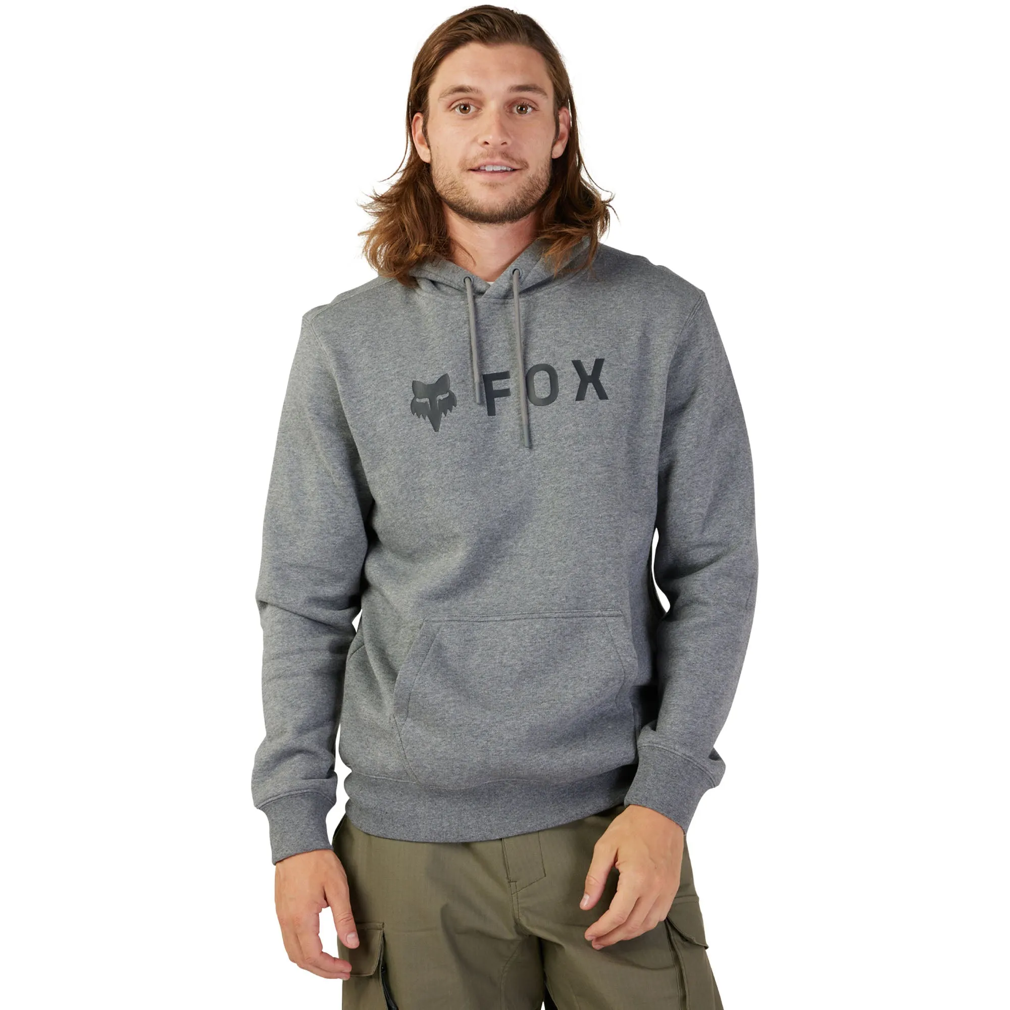 Fox Racing Absolute Fleece Pullover Hoodie Heather Graphite Grey