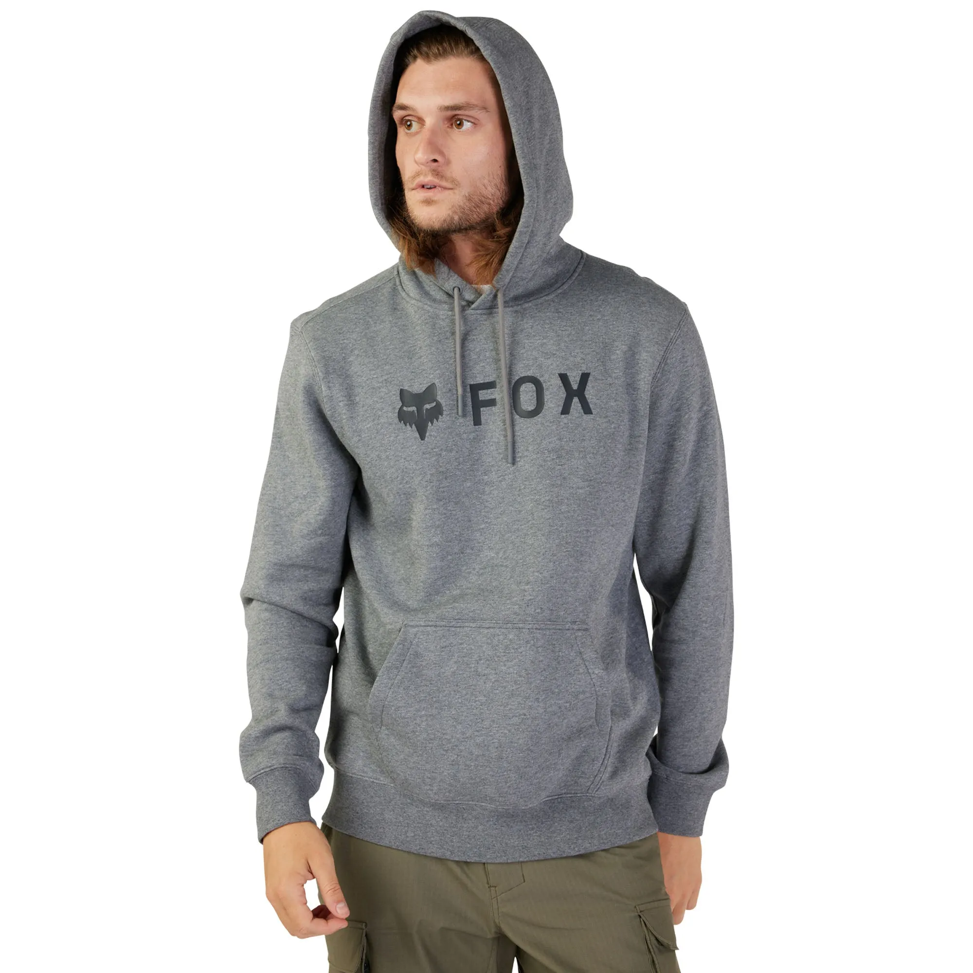 Fox Racing Absolute Fleece Pullover Hoodie Heather Graphite Grey