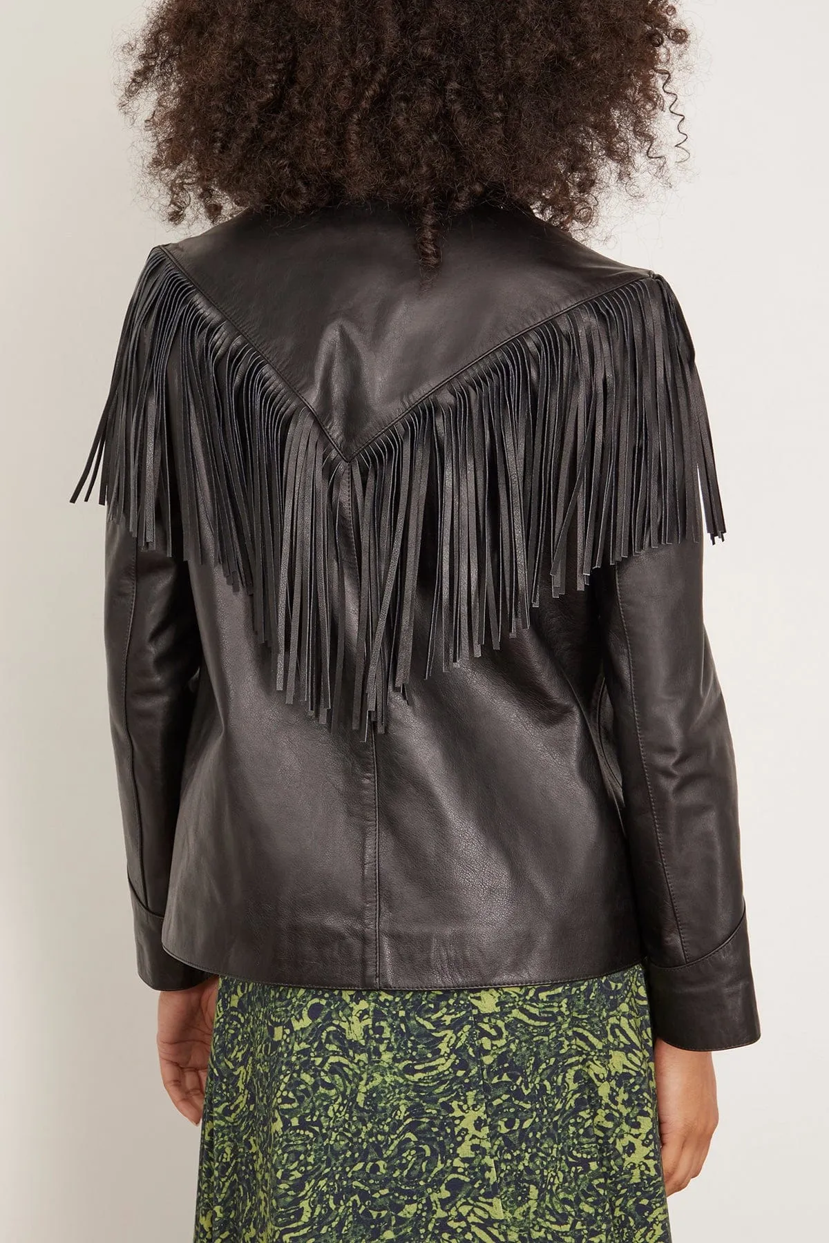 Fringe Jacket in Black