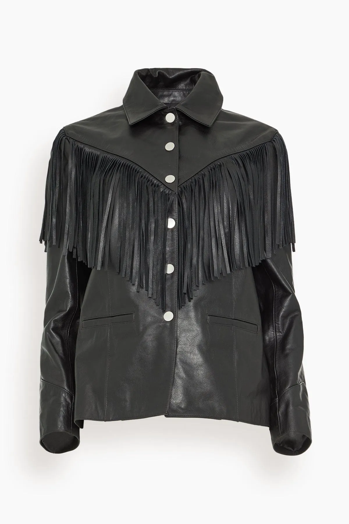 Fringe Jacket in Black