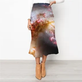 Galaxy Skirts Women Space High waist skirts Universe Skirt Ladies Nebula School skirt Colorful Rock Frauen