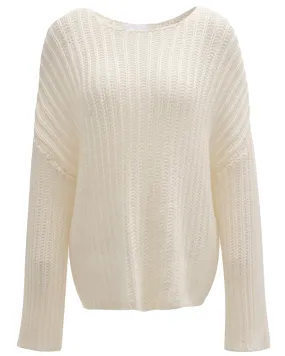 Gardenia Open Knit Marcela Sweater