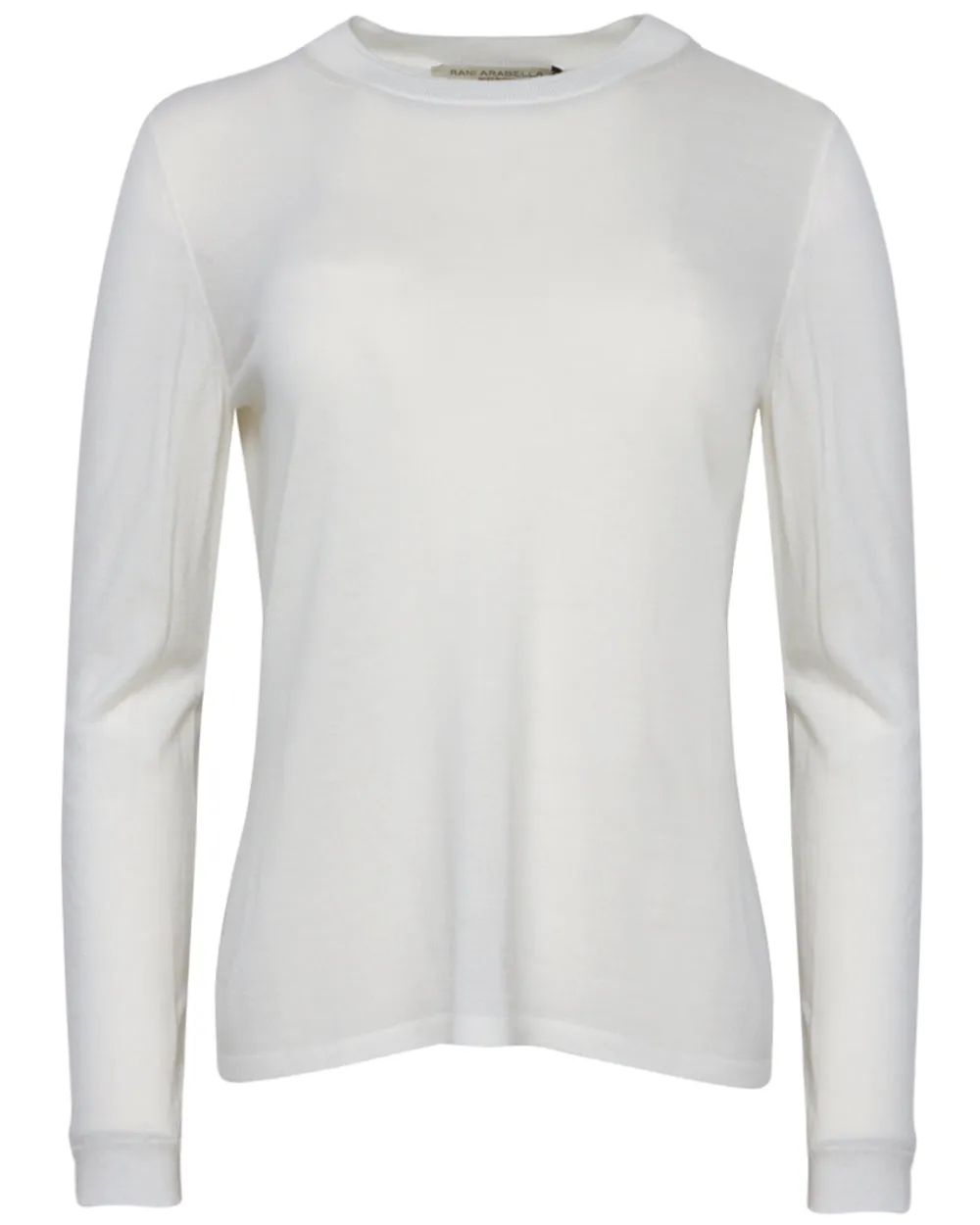 Ivory Superfine Crewneck Sweater