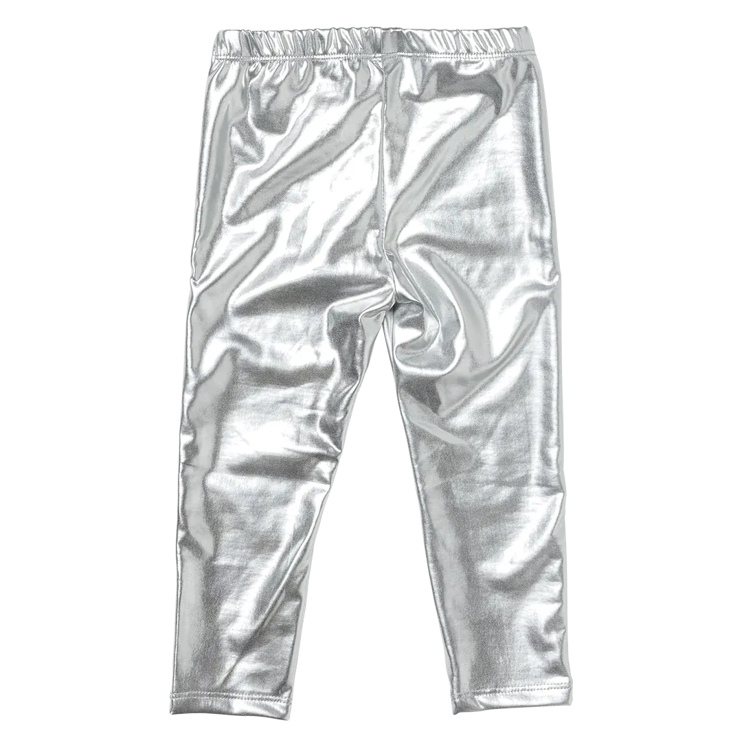 Lame Leggings (Silver)