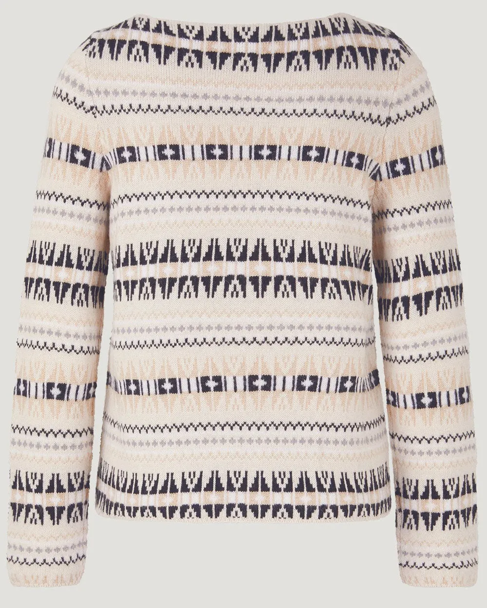 Light Ivory Norja Knit Pullover