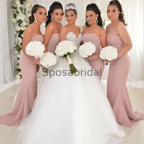 Mermaid Simple Elegant Cheap Bridesmaid Dresses WG771