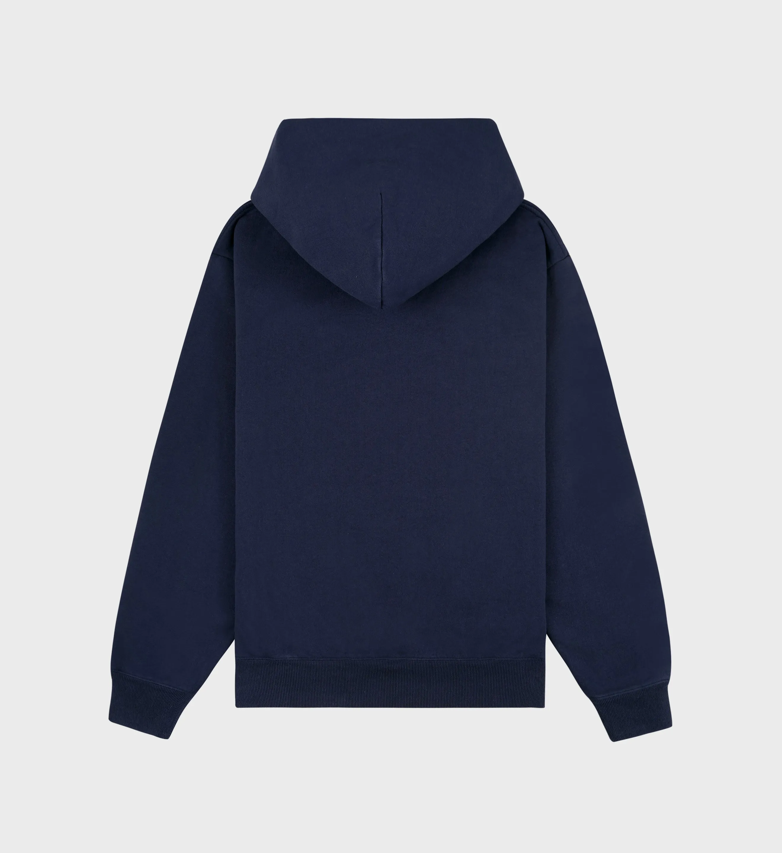 Serif Logo Hoodie - Navy/White