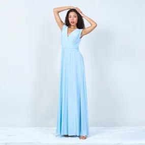 Shimmering evening maxi dress wholesale