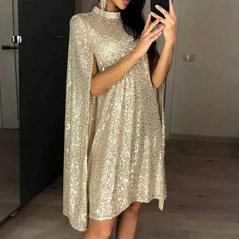 Shimmering Sequin Drift Dress