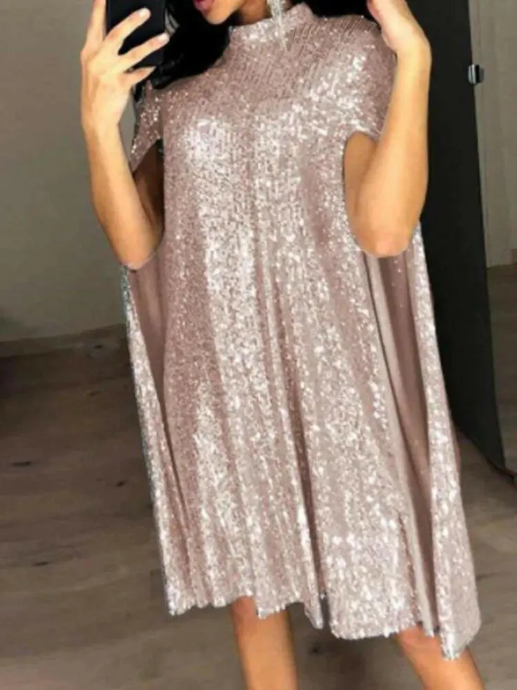 Shimmering Sequin Drift Dress