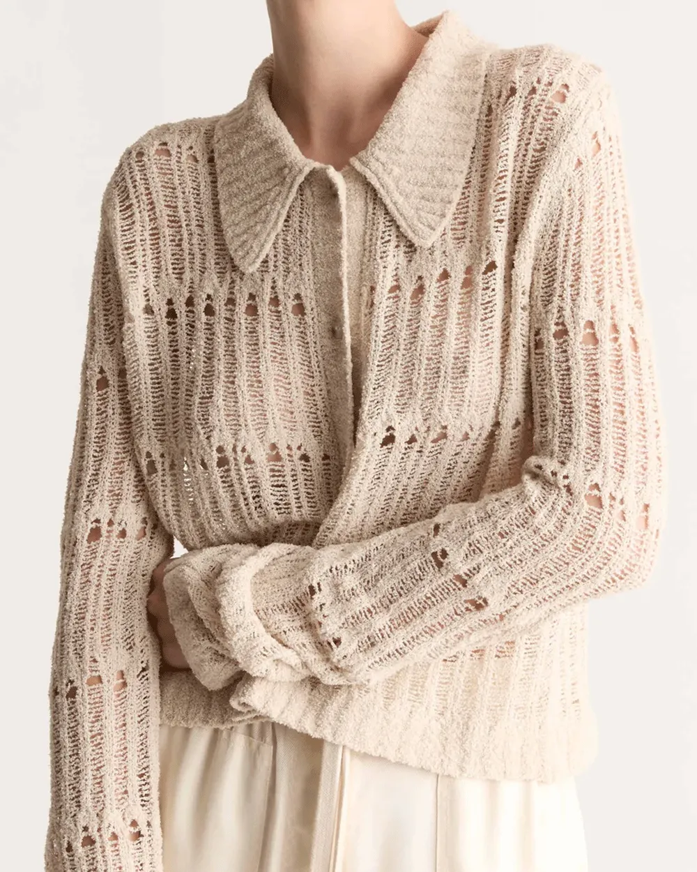 Straw Polly Cardigan