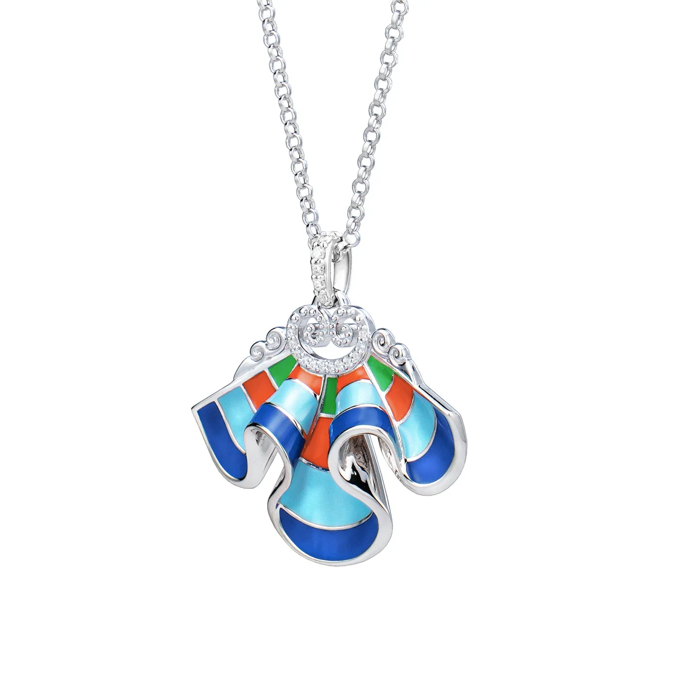 The Elegance of the Yi Necklace - Blue