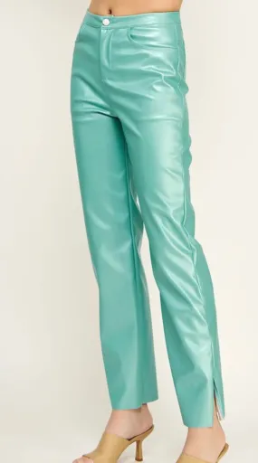 Under the sea leather pants